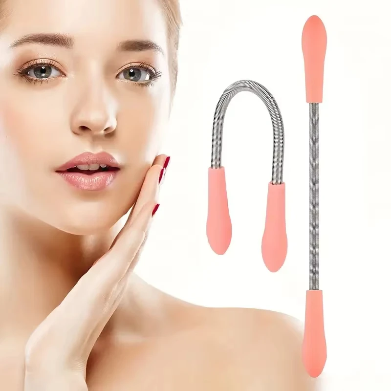 

Facial Hair Remover Waterproof Spring Threading Tool for Upper Lip Chin Portable Handheld Epilator Roller Women Beauty Access
