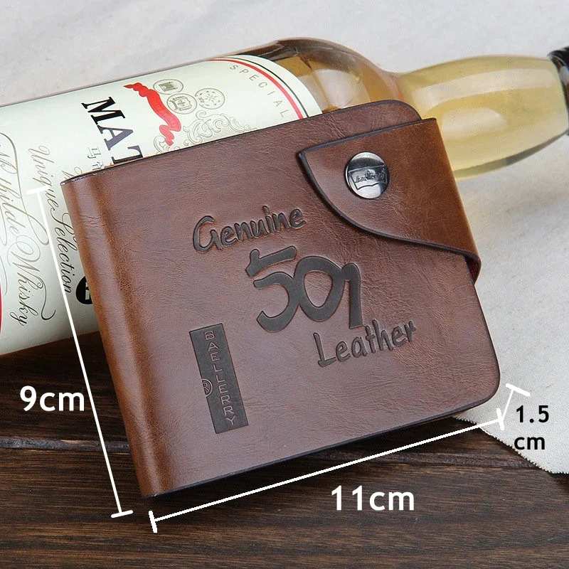 Vintage Hollow Out Male Money Bag Hasp Leather Wallet Men Clutch Purse Slim Card Holder Men Wallets Coin Pocket W014