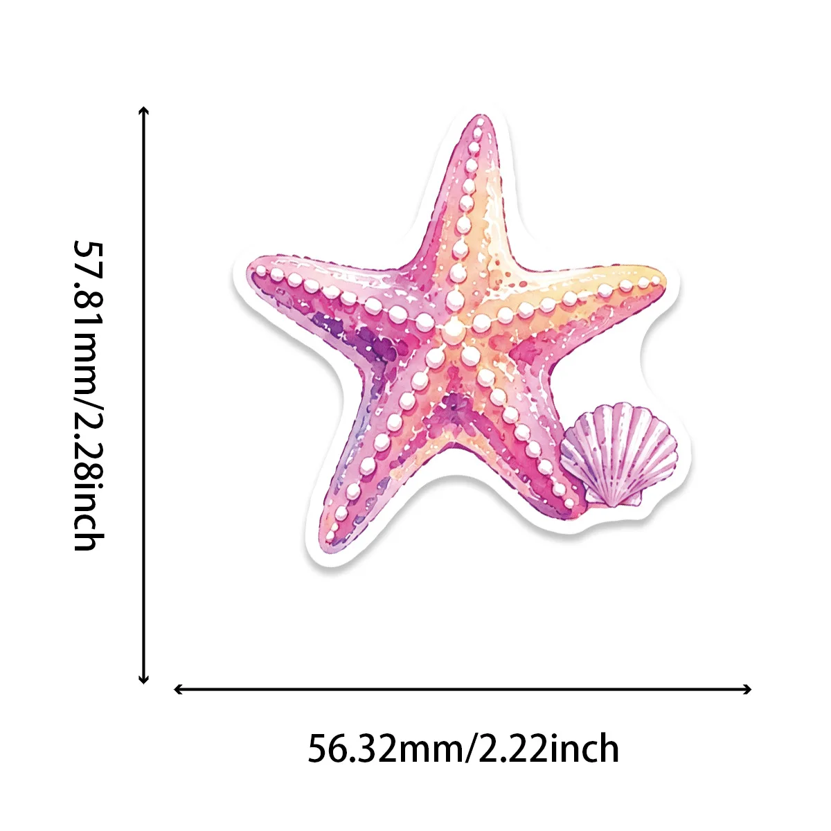 60Pcs Cartoon Macaron Sunset Beach Vacation Stickers for Journal Skateboard Helmet Reward DIY Decor Decals