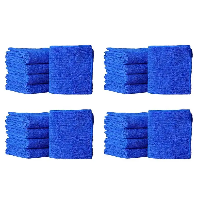 20Pcs Fiber Absorbent Towel Cleaning Towel 25 X 25CM