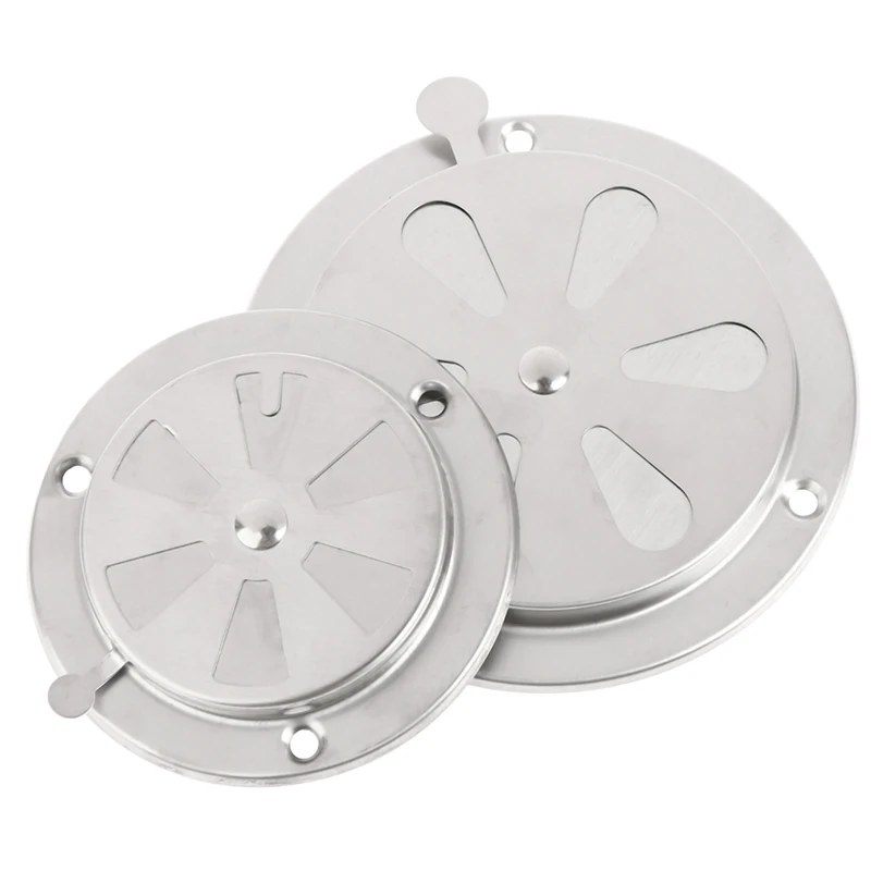 95/125mm Adjustable Air Vent Grille Round Ducting Ventilation Grilles Cover BBQ Grill Smoker Exhaust Vent Stove BBQ Accessories