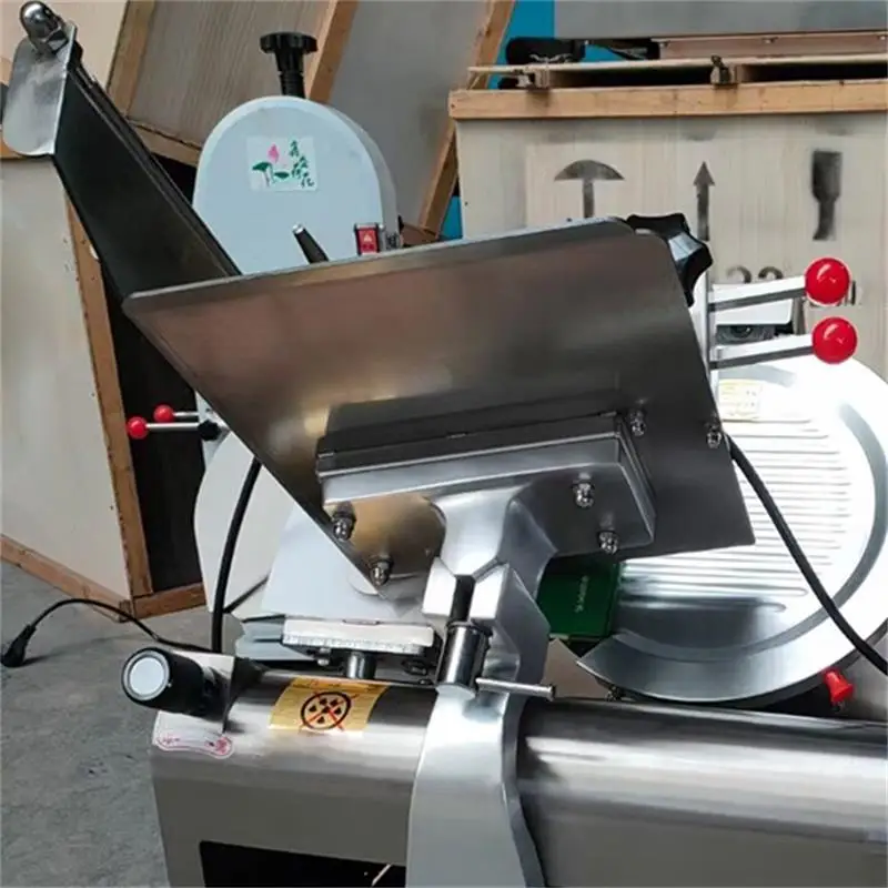 

Electric Meat Cutter Food Slicer Commercial Automatic Fat Beef Mutton Roll Cutting Machine