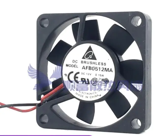 

Delta Electronics AFB0512MA DC 12V 0.15A 50x50x10mm 2-Wire Server Cooling Fan