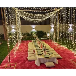 100M/50M/30M/20M/10M Led String Lights 110V/220V Outdoor Fairy Garden Lights Ramadan/Wedding Decoration Easter Home/Room Decor