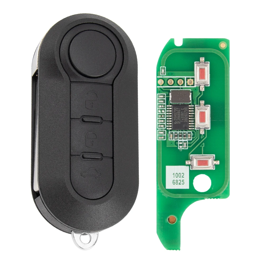 dahai Car Key For Fiat 500L Ducato Citroen Jumper Peugeot Boxer Marelli Fiat 500 Doblo Grande Punto Delphi PCF7946 433MHz