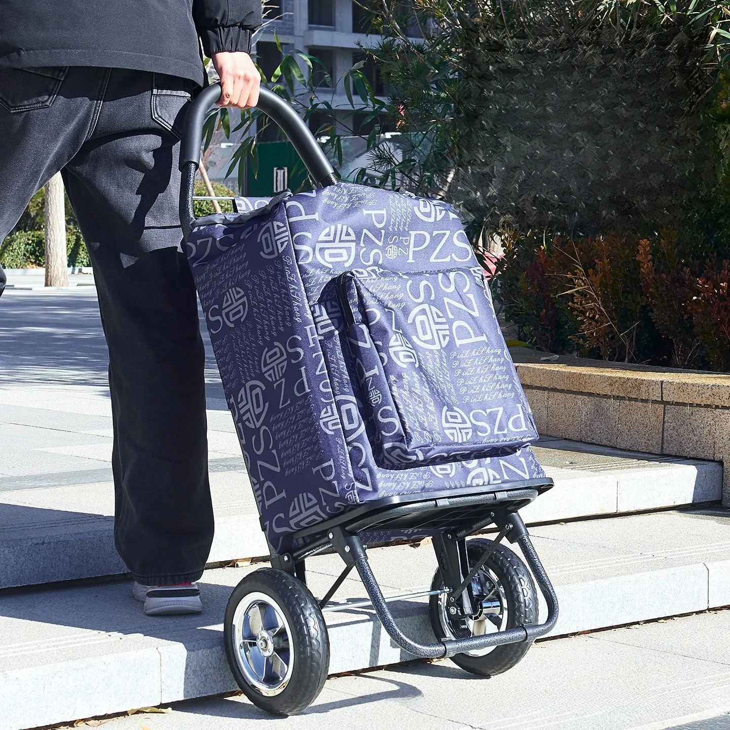 large-capacity-portable-hand-pulled-shopping-cart-vegetable-buying-truck-stair-climbing-hand-push-truck-moving-vehicle