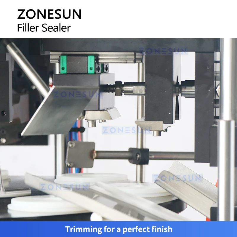 Zonesun-máquina de llenado y sellado de tubos de plástico, sellador ultrasónico, ZS-FS008U de embalaje de tubos cosméticos
