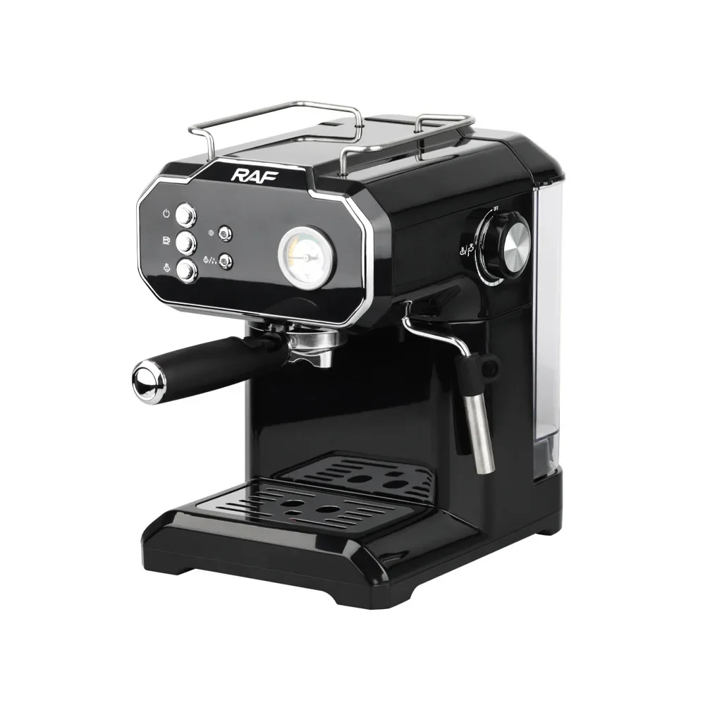 Italian Coffee Maker Espresso Machine Household Small Semi-automatic High Pressure Steam milk froth