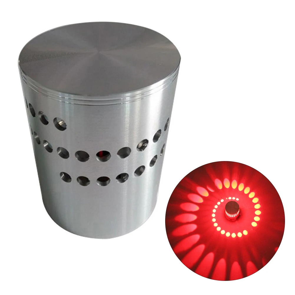 

Spiral LED Wall Light - Modern Spiral LED Wall Sconce 1W Ceiling Down Light Disco Bar KTV Lamp White
