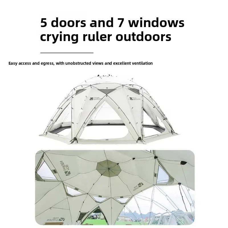 Tent Spherical Hemisphere Camp Large Space Camping Self-supporting Rainproof Rainproof Thickened