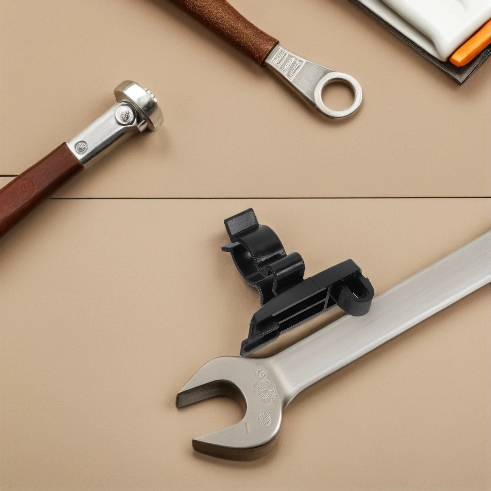 

10Pcs Hole Board Tool Clips: Heavy Duty Plastic Pegboard Clamp for Garage Wall Storage Organizer - Multi-Purpose Utility Hangers