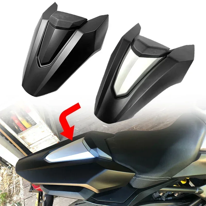 

Motorcycle Rear Passenger Cowl Seat Back Cover Fairing Part Black Silver For Honda CBR650R CB650R CB CBR 650R 2019 2020