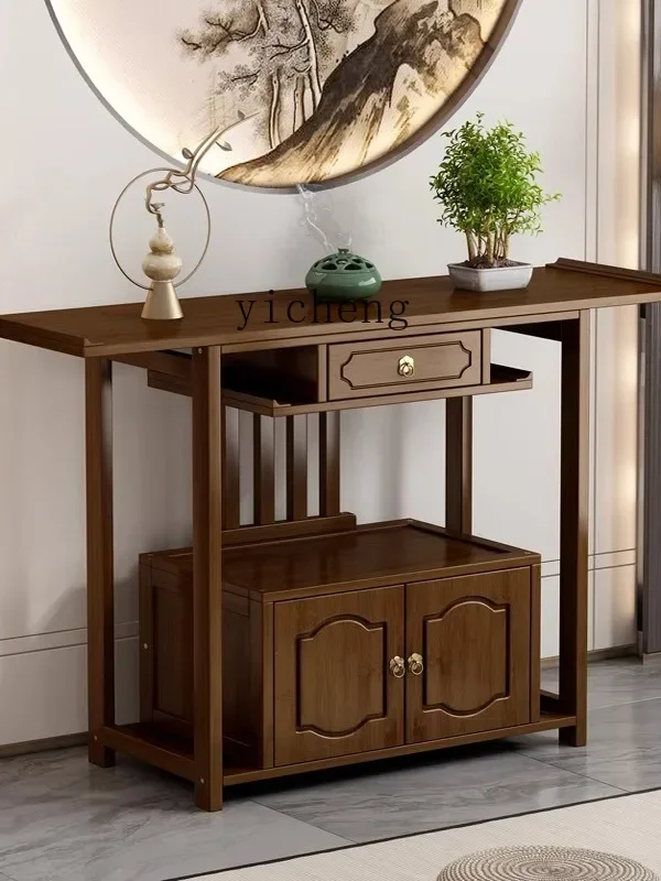 TQH-i7.7 Entrance Cabinet Household Buddha Tai Incense Case Entrance Platform Modern God of Wealth Offering Platform