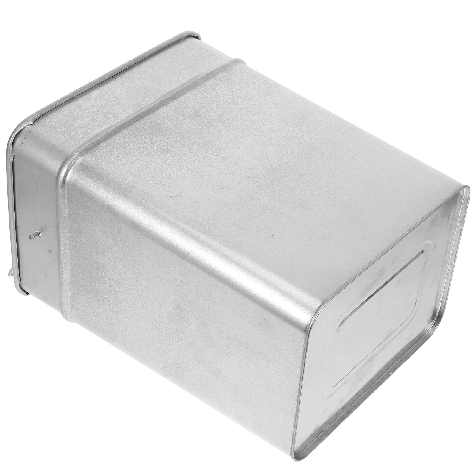 

Galvanized Steel Trash Can Inner Bucket Heavy Duty Metal Waste Bin For Bathroom Kitchen Office Bedroom Large Capacity