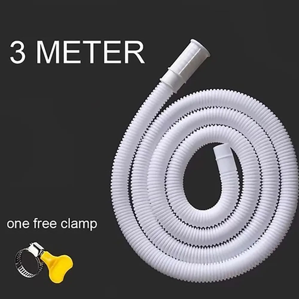 New Plastic Air Conditioner Drain Hose White Thickened Semi-Automatic Washing Machine Tube Draining Hose