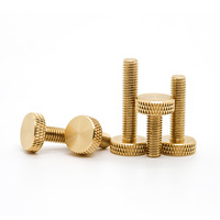 Brass Knurled Flat Head Hand Screw M3M4M5M6