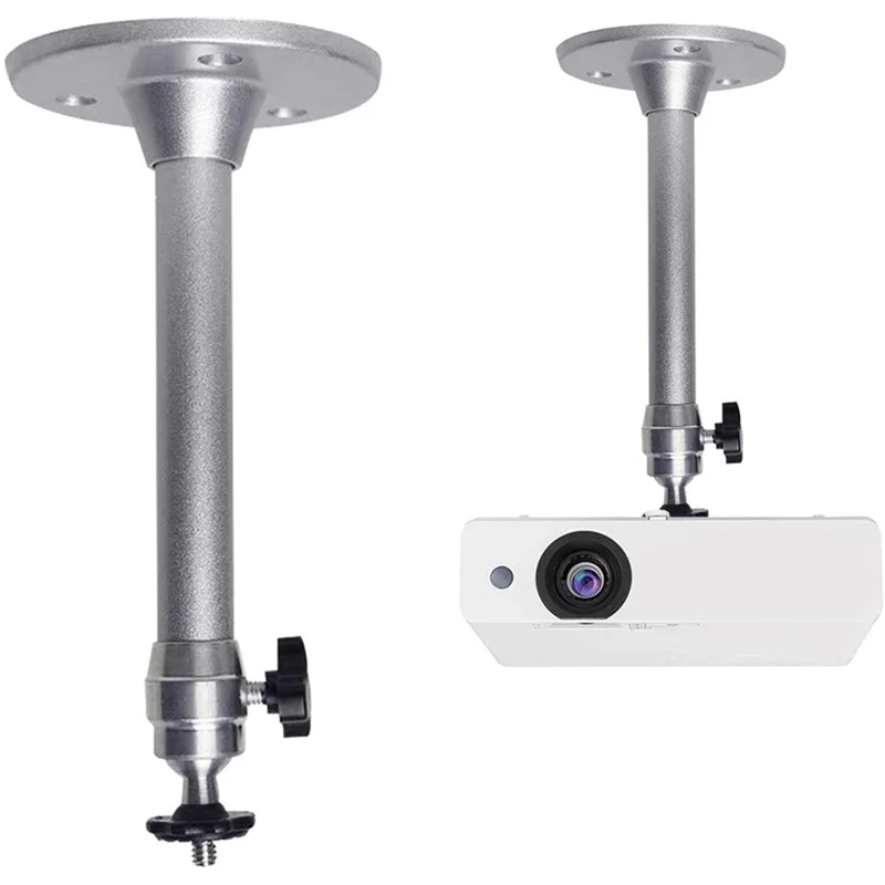 

AS95-2X Mini Projector Ceiling Mount,Projector Hanger Compatible For DR.J VANKYO QKK Projector/CCTV/Webcam Load 11 Lbs