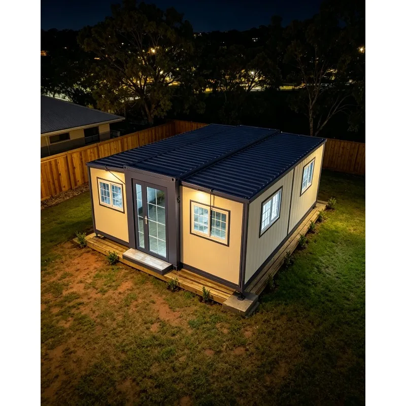 Modern 20ft 40ft Expandable Container House Luxury Prefab Foldable Villa 2-4 Bedroom Modular Mobile Micro Home Ready to Ship
