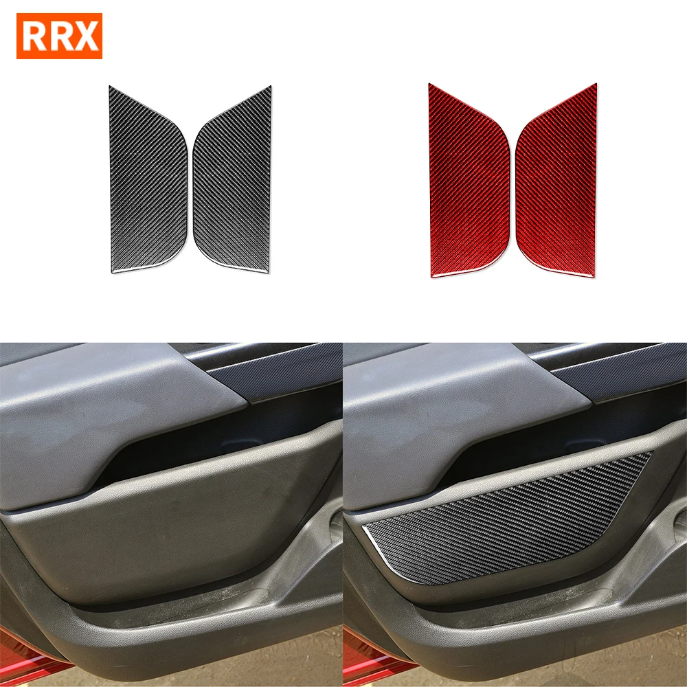 

For Chevrolet Colorado For GMC CANYON 2015+ Front Door Storage Box Panel Decorative Sticker Carbon Fiber Interior Accessories