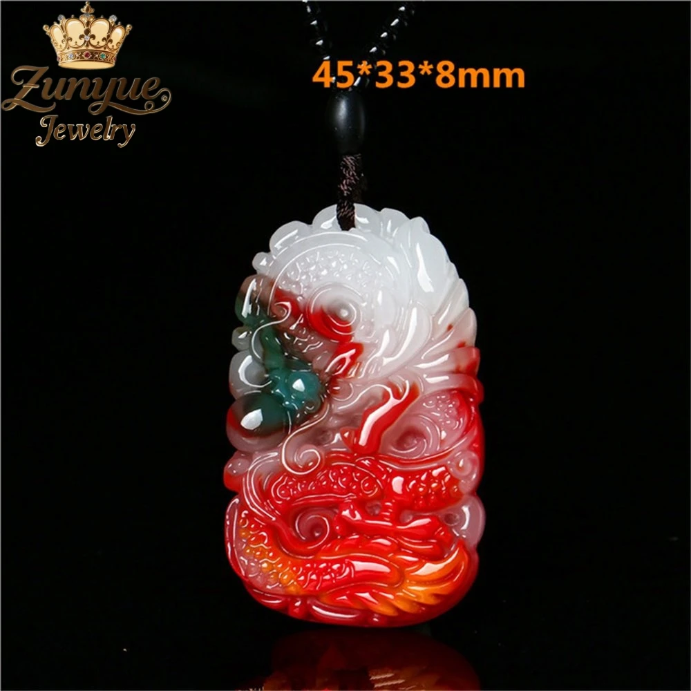

High-End Hetian Jade Seven-Color Jade Pendant Luxury Quality Jewelry Handicraft Fashion Jewelry Exquisite Charms Elegant Popular