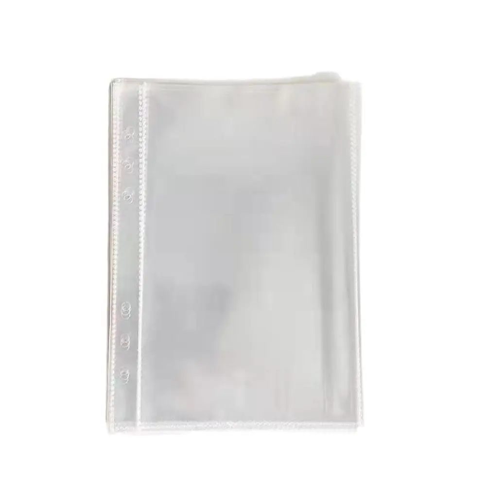 10 pçs a5 idol photocard titular páginas internas transparente horizontal pasta páginas internas 1/2/4 grades verticais