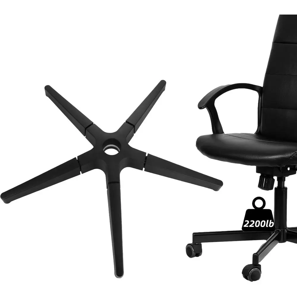 

Heavy-Duty 28 Desk Chair Base Replacement, Supports 2200 lbs, Universal Caster & Gas Cylinder