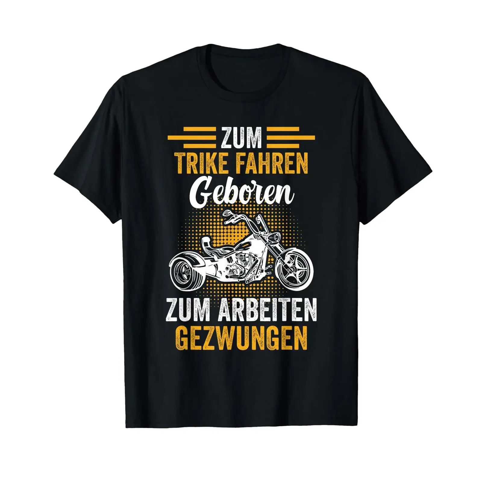 Trike Motorcycle Biker Triker Three Wheeler T Shirt vintage Washed homme designer clothes Top For Everyday Wear streetwear Soft