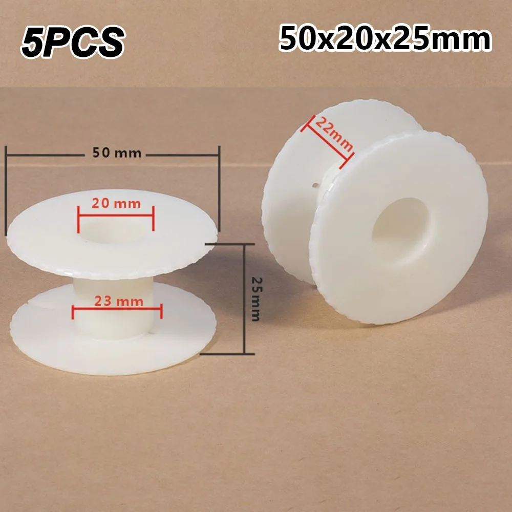 5/10Pcs Plastic Bobbin Wire Coil Frame ABS Inductive Skeleton Speaker Crossover Coil Frame Round Bobbin Plastic Wire Axis Holder