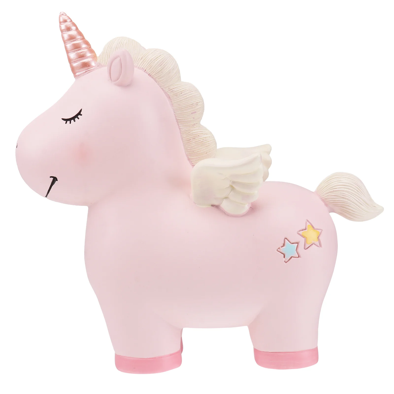 Piggy Bank for Girls Large Capacity Storage Creative Resin Money Bank Cartoon Saving Pot Christmas Birthday Gift Decor