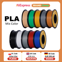 KINGROON PLA Filament 1.75mm 5/10KG pla Plastic For 3D Printer, Standard 1kg/roll 3D Printing Filaments Mix Color Local Shipping