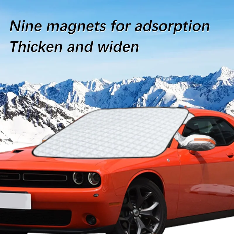 

Car Windshield Cover Magnet Winter Window Snow Shield Anti Frost Auto Front Window Snow Cover For Dodge Challenger