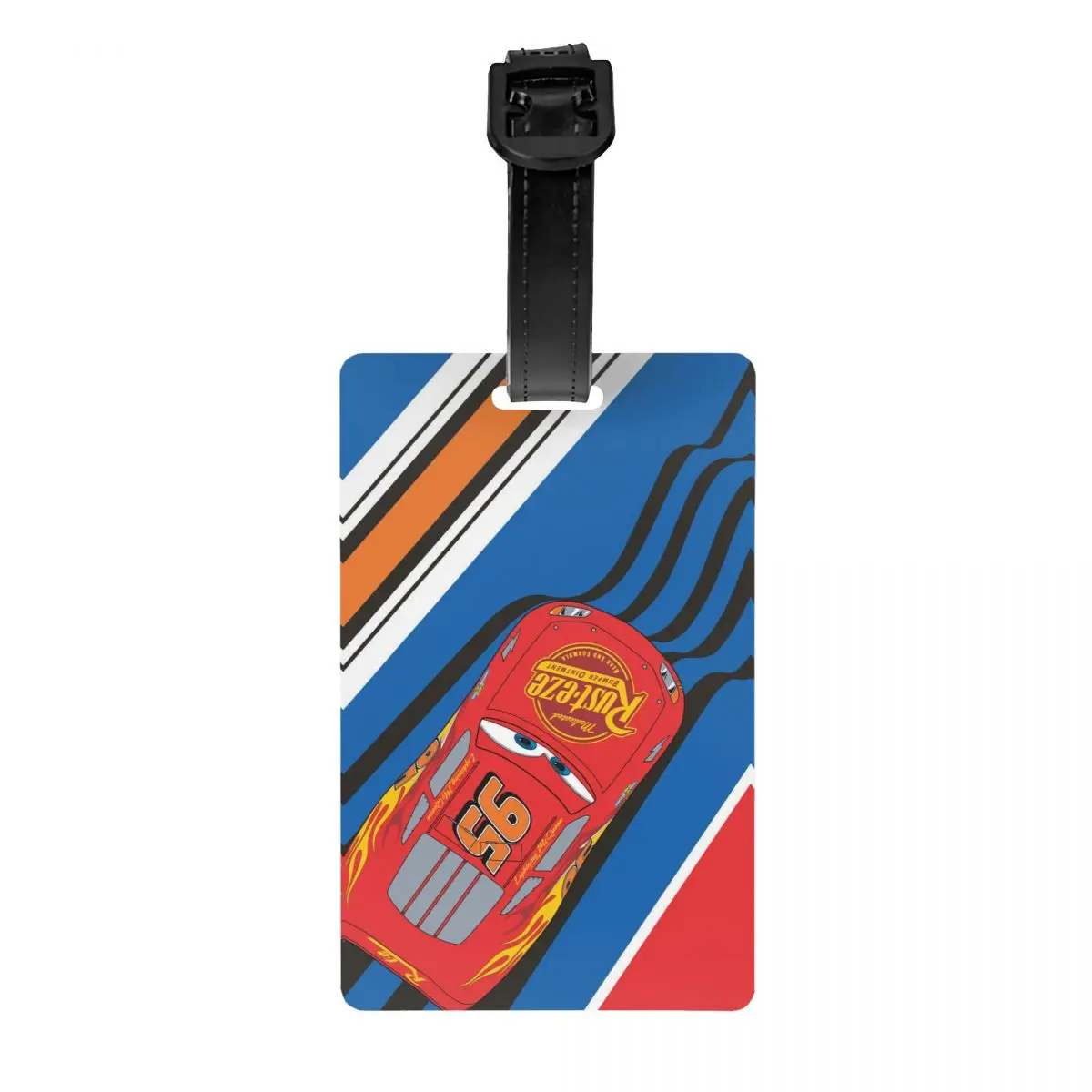 

Custom Lightning McQueen Luggage Tag for Suitcases Fashion Baggage Tags Privacy Cover Name ID Card