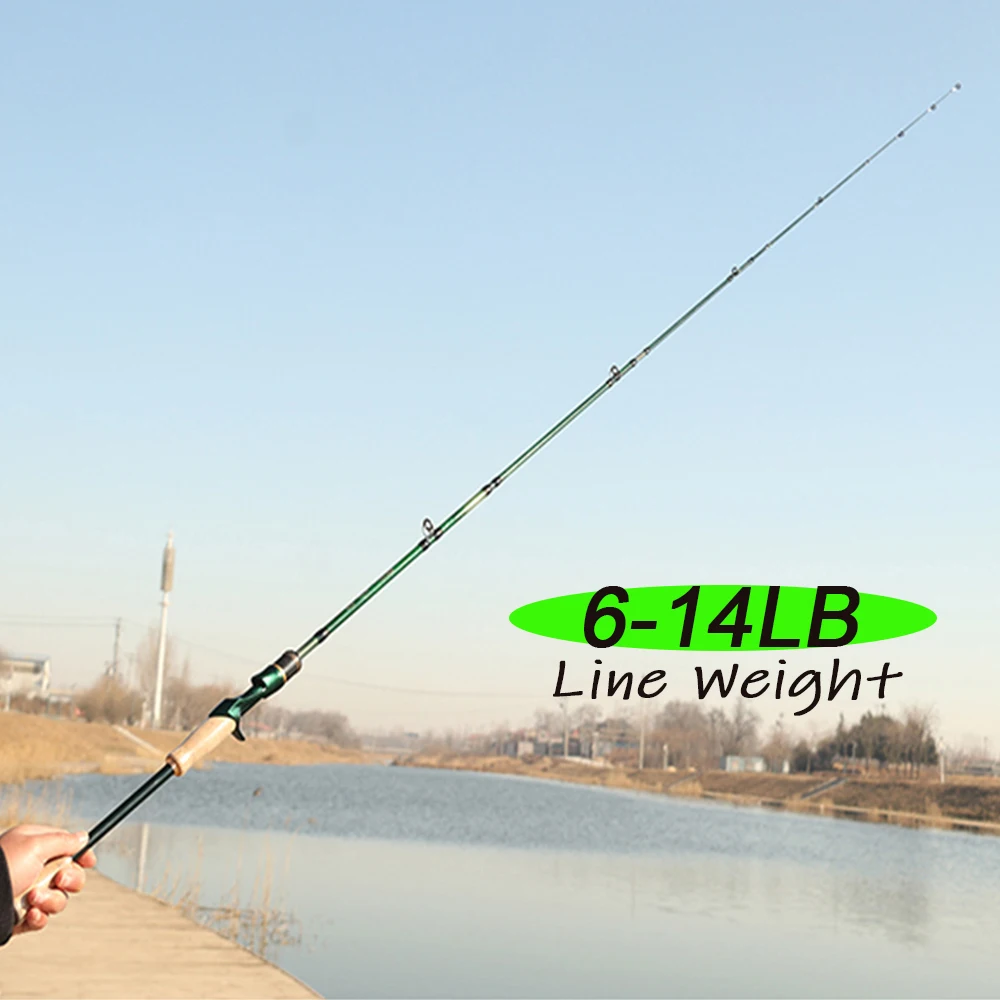 カーボンスピニングキャスティングロッド-6セクション-21-24m-ライン重量-6-14lb-トラベルml-ベイトキャスティングロッド-コイ-トラウト釣り用