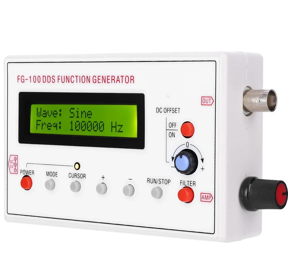 عداد التردد DDS مصدر إشارة وظيفة 1 هرتز-500 كيلو هرتز DDS وظيفة مولد إشارة وحدة مصدر الإشارة