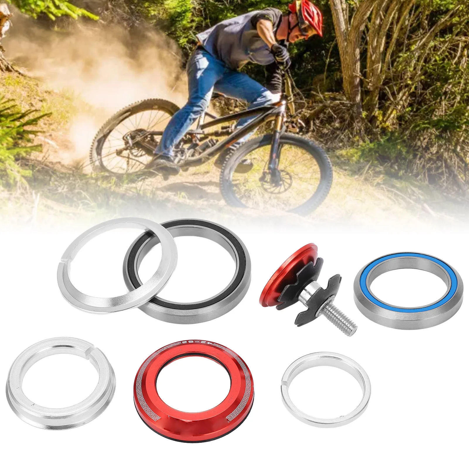 

Велосипедный подшипниковый узел рулевой колонки 42x52 мм для шоссейного велосипеда, водонепроницаемый, для передней вилки и выноса руля