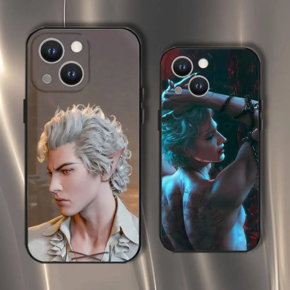 

Game B-Baldurs Gate 3 Phone Case For iPhone 16,15,14,13,12,11,Pro,XS,Max,XR,Plus,E,SE4,Mini Black Soft Cover