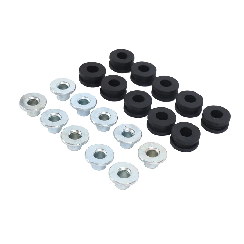 

200Pcs Motorcycle Rubber Grommets For Honda For For Suzuki For Kawasaki Fairings