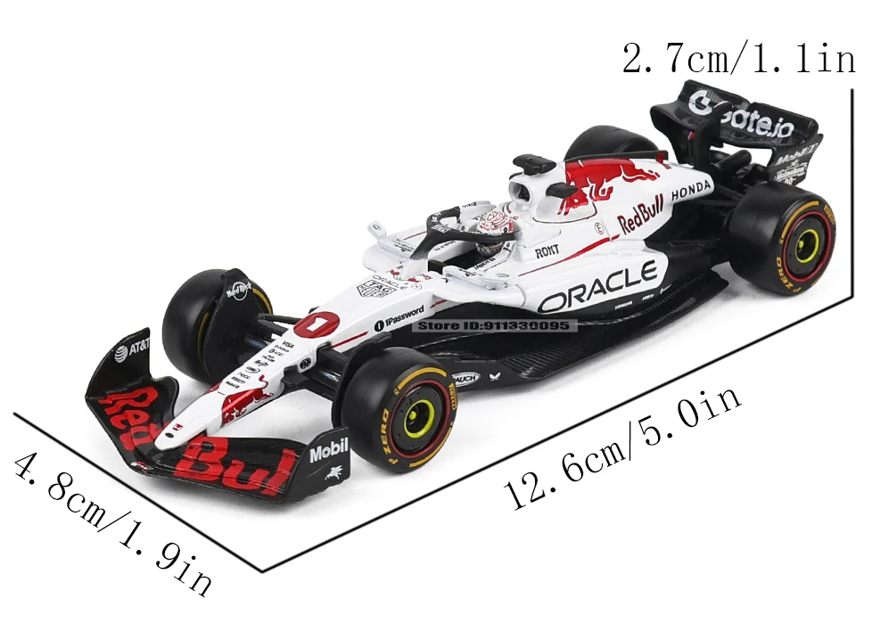 Bburago 1:43 2025 F1 Red Bull RB21 # 1 Verstappen # 22 Yuki Tsunoda SF25 W16 MCL39 A525 Legierungsauto Druckguss-Modell Spielzeug Sammlerstück – Detail 11