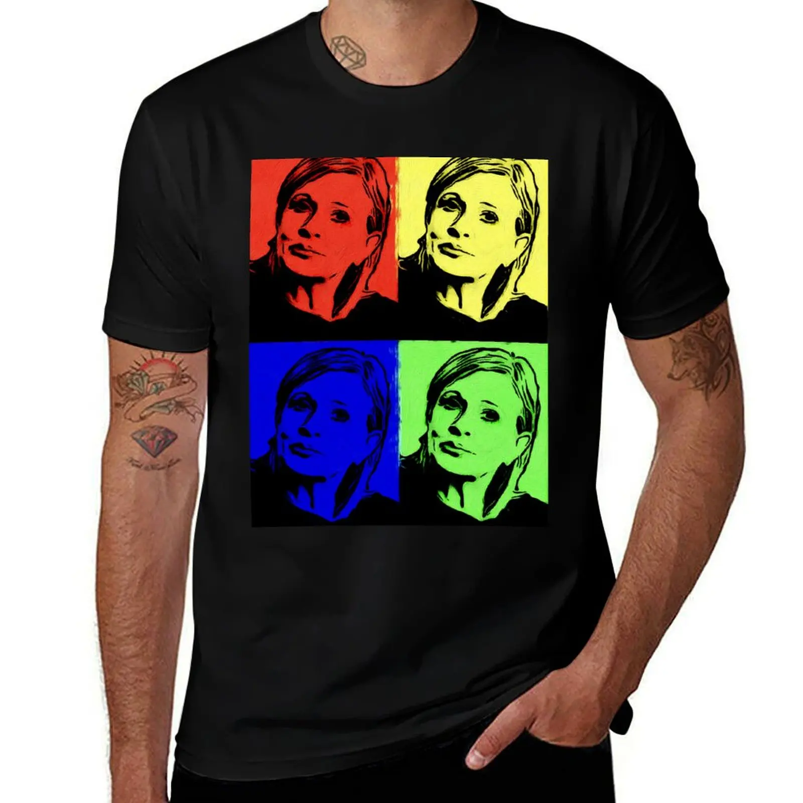 Andy Fisher/Carrie Warhol T-Shirt Plus Size Gym Sports T-Shirt