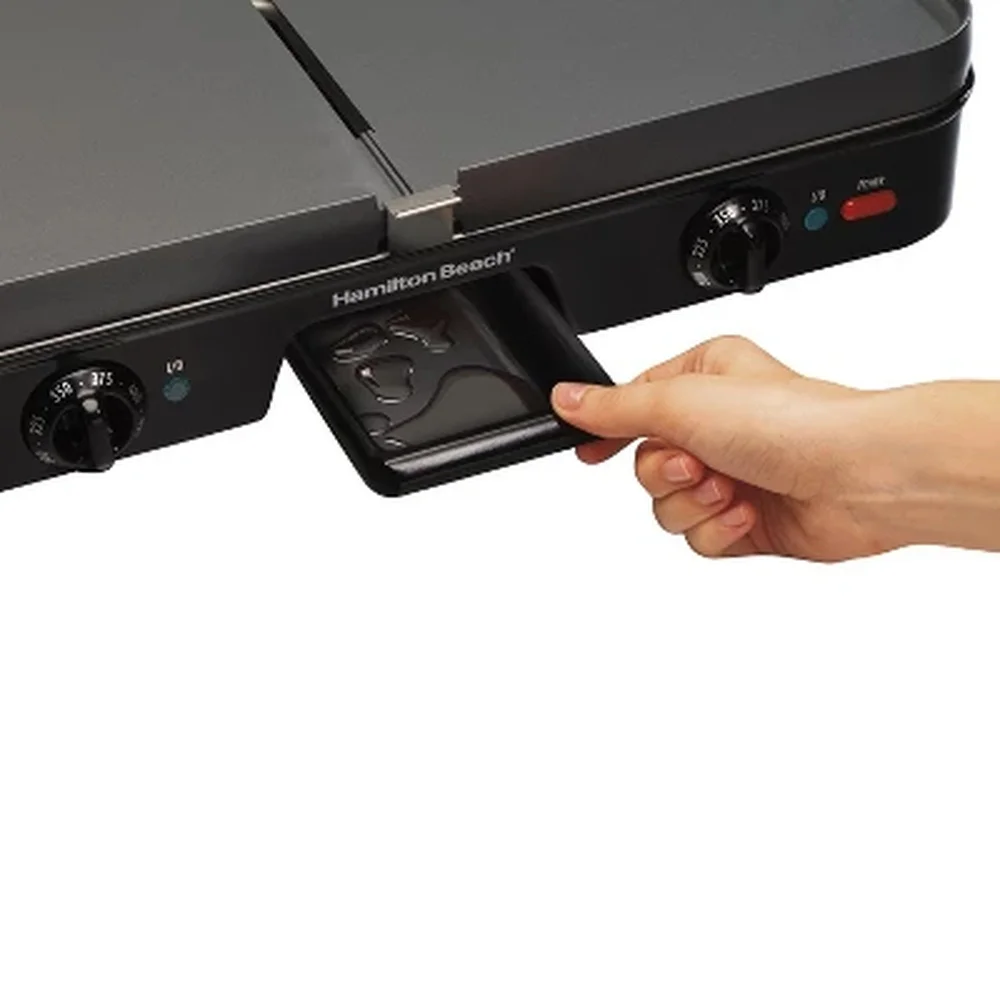 3 in 1 Indoor Grill Griddle Nonstick Reversible Plates 1500W Dual Cooking Zones Easy Cleanup Perfect Family Meals