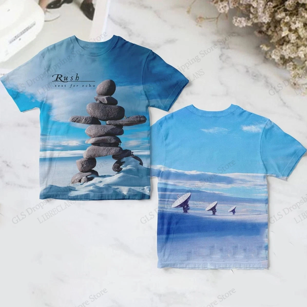 Rock Rush Test For Echo Album 3d Print T-shirt Men Women Fashion Breathable Short Sleeve Tops Tees Kids T shirt Band Shirts Y2k