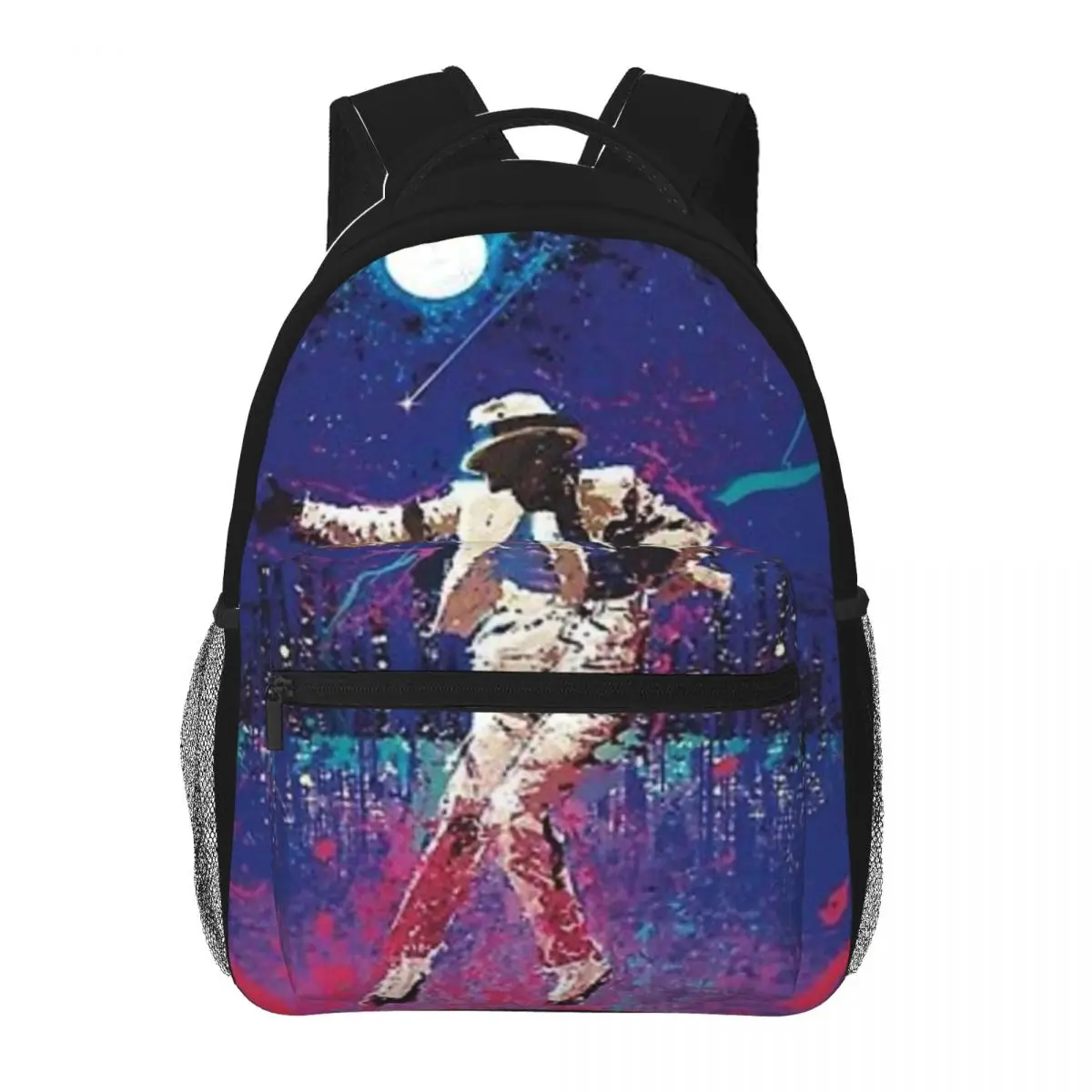 MJ Tanzende Schultasche Rucksack Rucksack für Teenager Frauen Männer Kinder Schultasche Wasserdichter Rucksack 16 Zoll