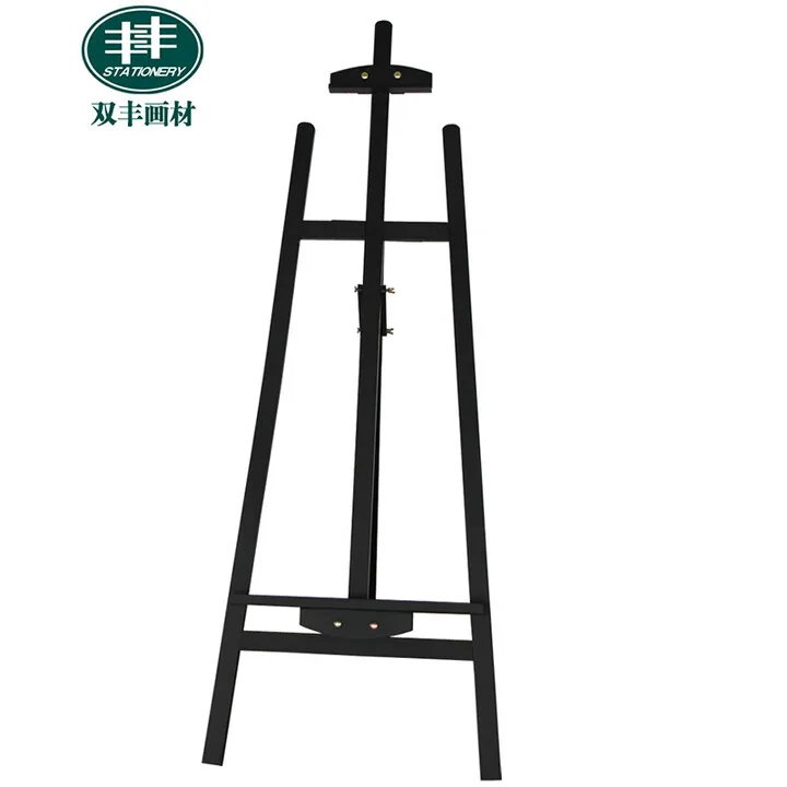 Fengfeng 1.45 meters exquisite paint easel, New Zealand imported pine paint oil easel, sketch easel