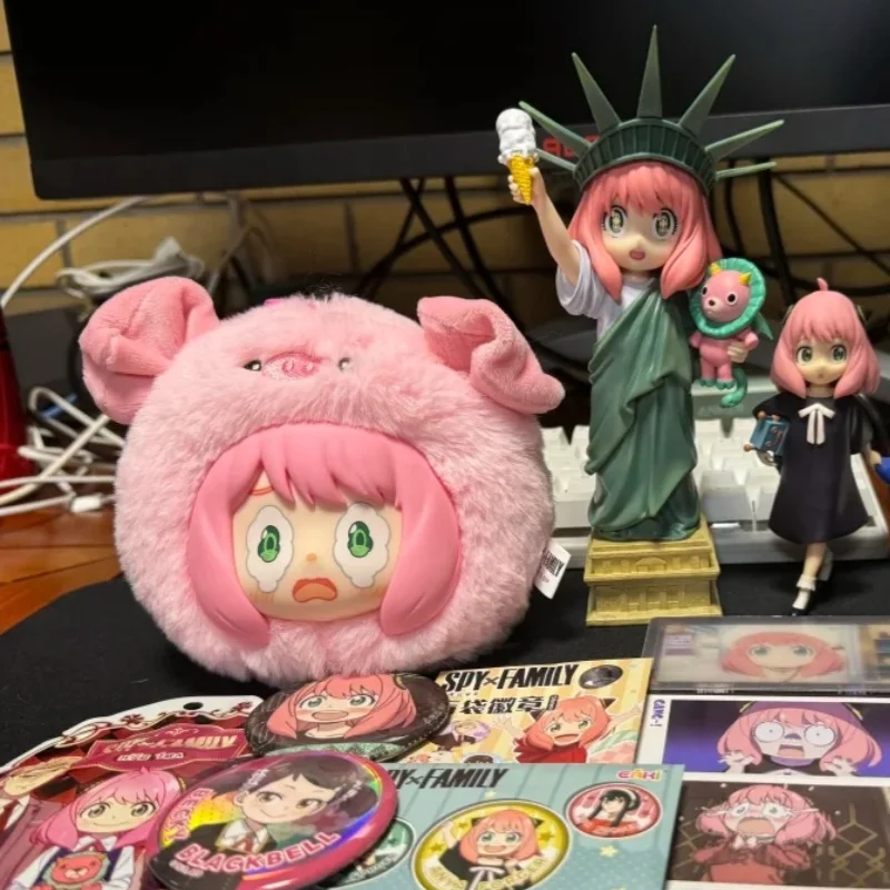 

SPY×FAMILY Animal Party Series слепая коробка аниме фигурка Anya Forger куклы кулон игрушки аксессуар милый подарок коробка-сюрприз