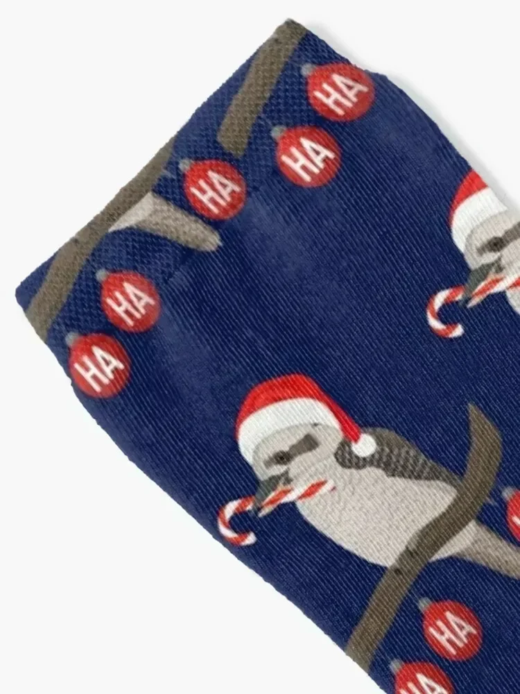 Australian Christmas ha ha ha laughing kookaburra Socks cycling man with print Socks For Man Women's