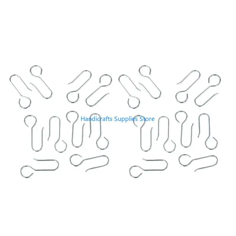 R1WA Effortless Curtain Attachment with Metal S Hooks S Shaped Curtain Track Hooks