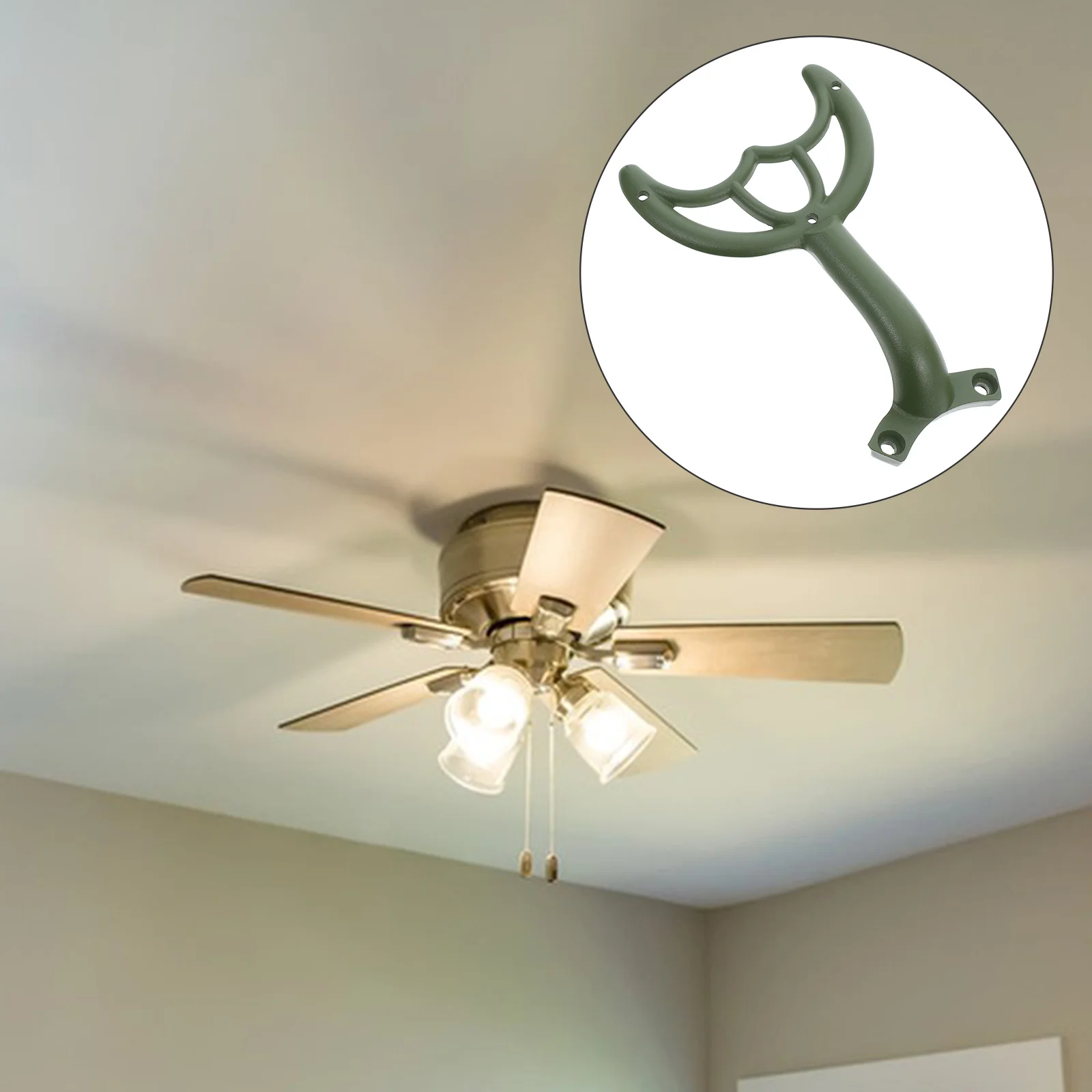 Fan Blade Support Rod Blades Arm Mount Ceiling Adapter Rotating Circuit Board Metal Replacement Hardware Bracket