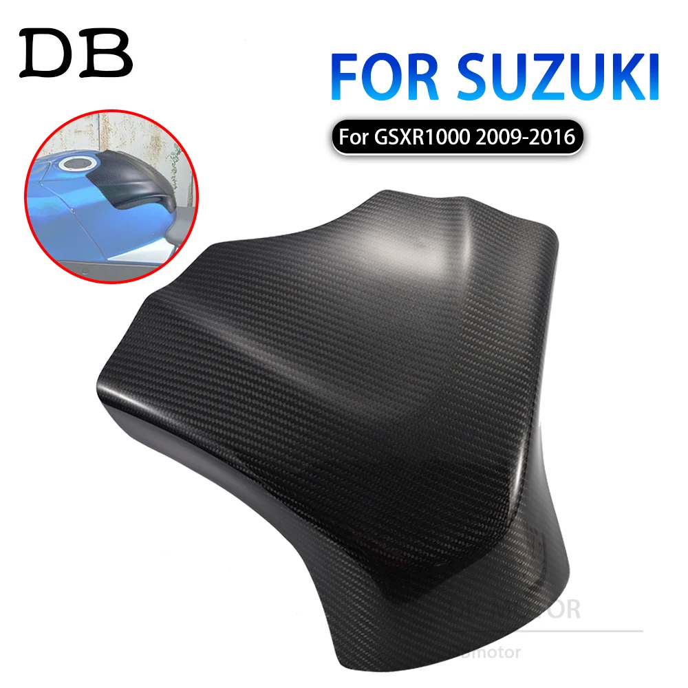 

Carbon Fiber Motorcycle Accessories Fuel Tank Shelter Protector Cover For SUZUKI GSXR 1000 GSX-R1000 2009 - 2013 2014 2015 2016