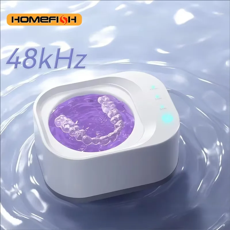 HOMEFISH UV Ultrasonic Cleaning Machine for Dentures Jewelry Miniature Gifts - Home Use New Condition