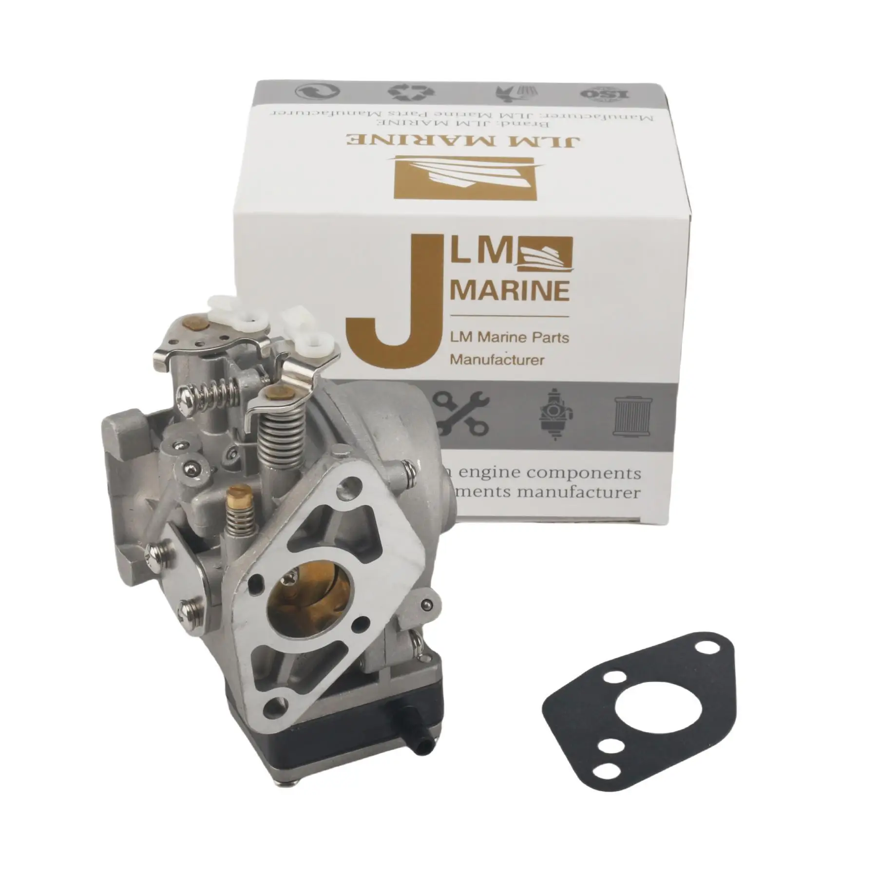 

JLM Marine Outboard Carburetor Carb for Mercury Mariner 2 Stroke 6HP 8HP 9.8HP 3303-803687A04 895110A18 803687T04 803687T02